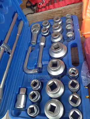 26 Pieces Socket Set 3/4" 1" 12pt Matte