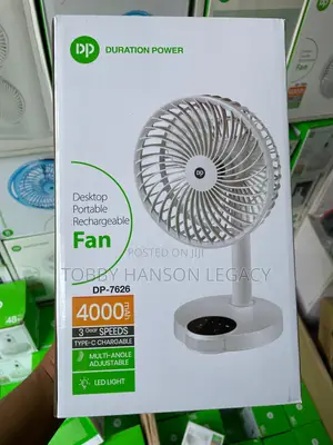 Dp Desktop Portable Rechargeable Fan Dp 7626