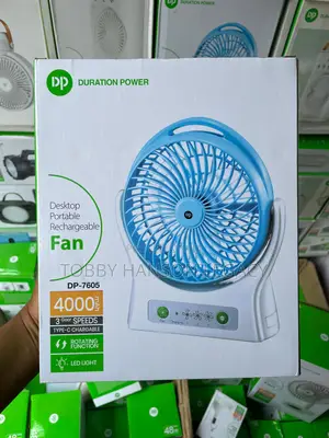 Dp Desktop Portable Rechargeable Fan Dp7605