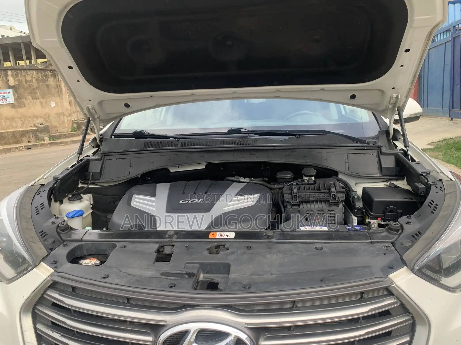 Hyundai Santa Fe 2018 White