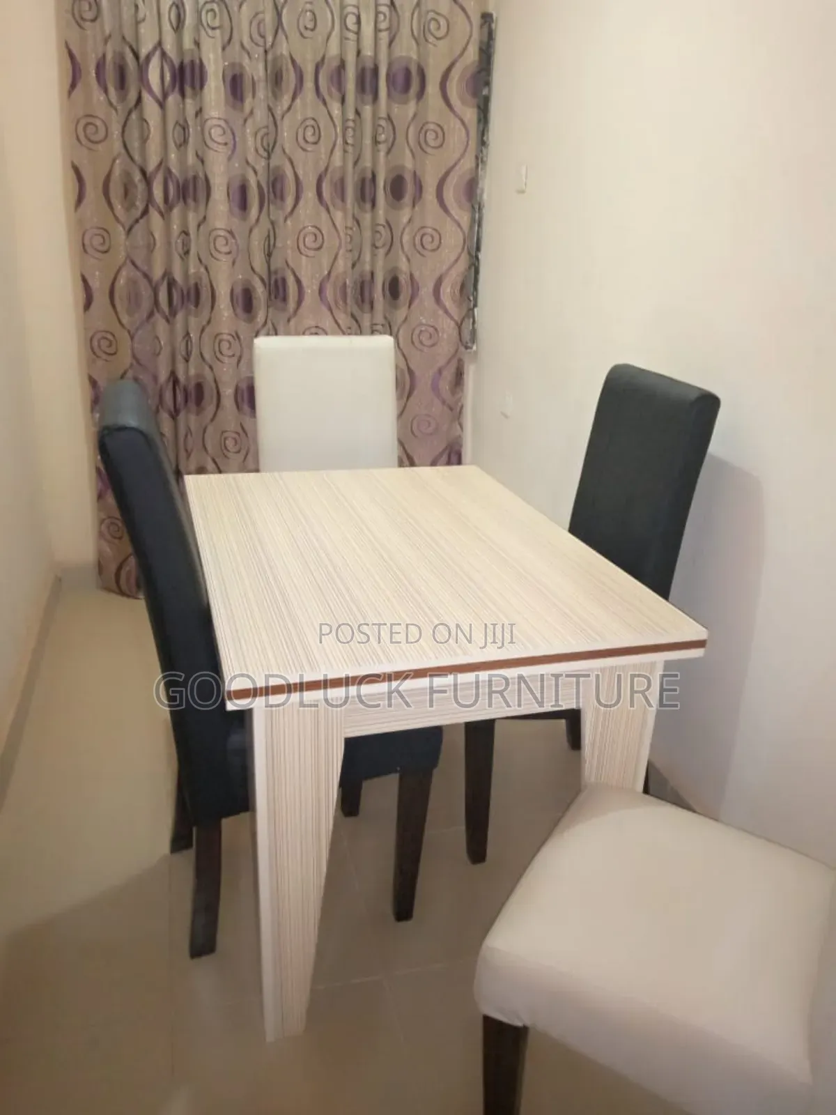 Four Man Dining Chairs With the Table