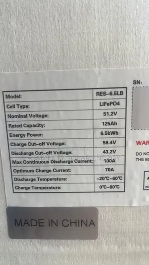 6kwh 48v Lithium Battery Hyper Power
