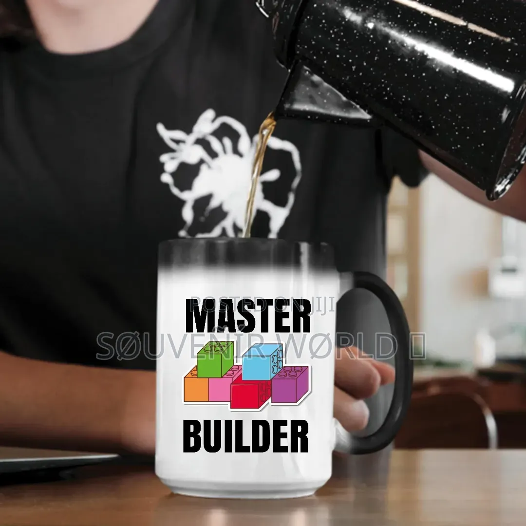 Magic Heat-Changing Coffee Mug – 15oz (Master Builder Design)