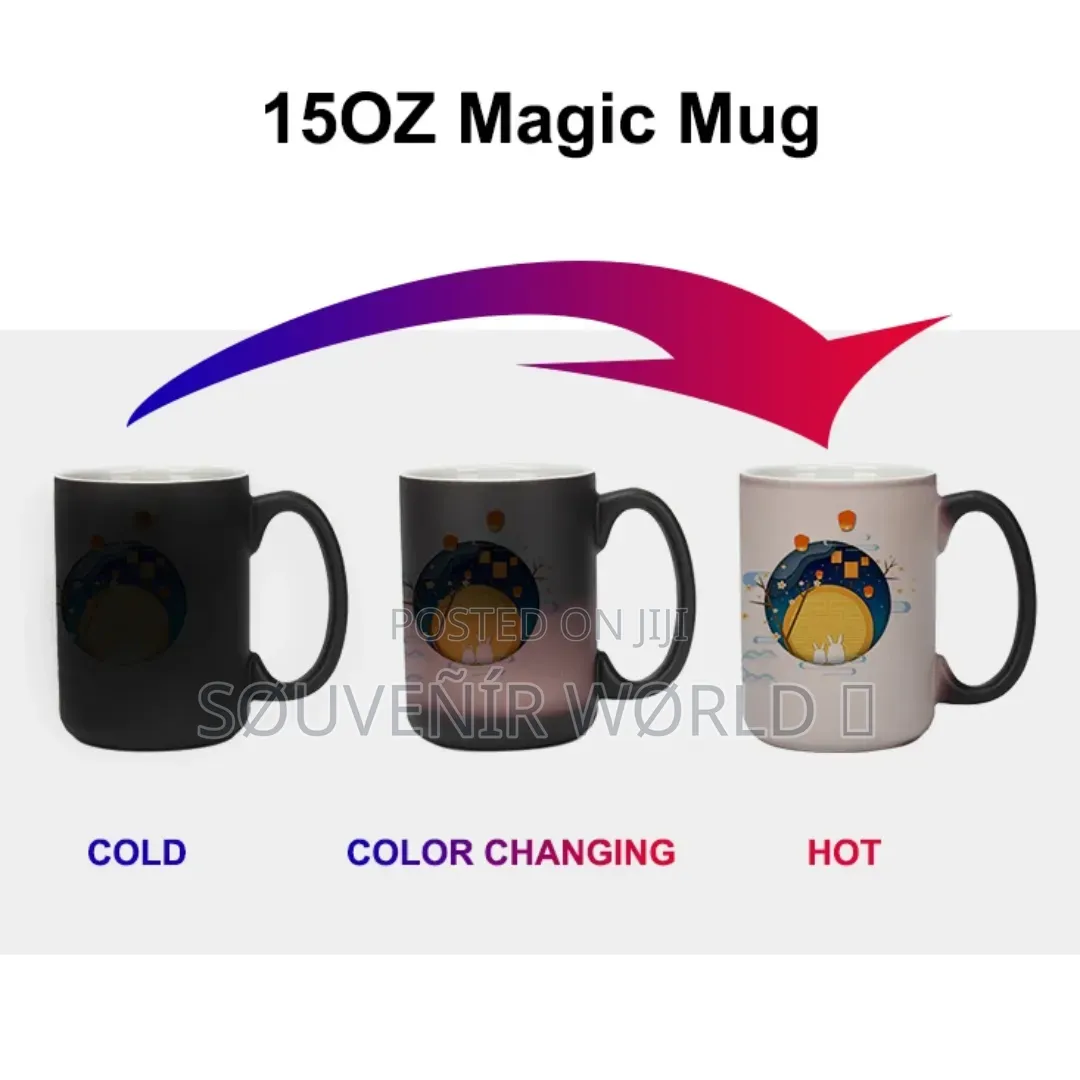 Magic Heat-Changing Coffee Mug – 15oz (Master Builder Design)