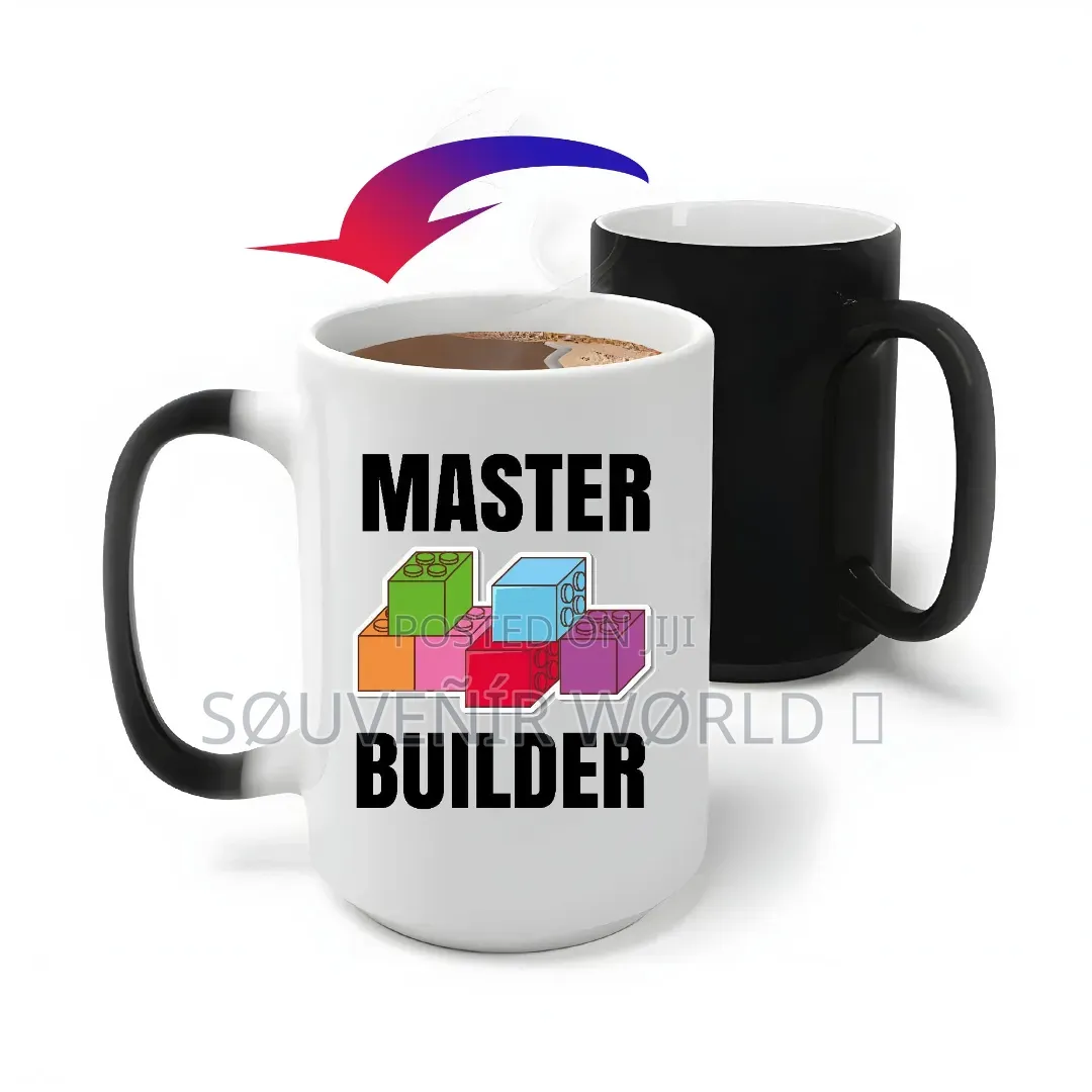 Magic Heat-Changing Coffee Mug – 15oz (Master Builder Design)