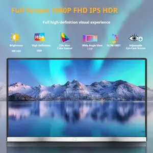 V2com P4 15.6" Portable Monitor, Ultra-Slim Narrow Bezel Full Hd