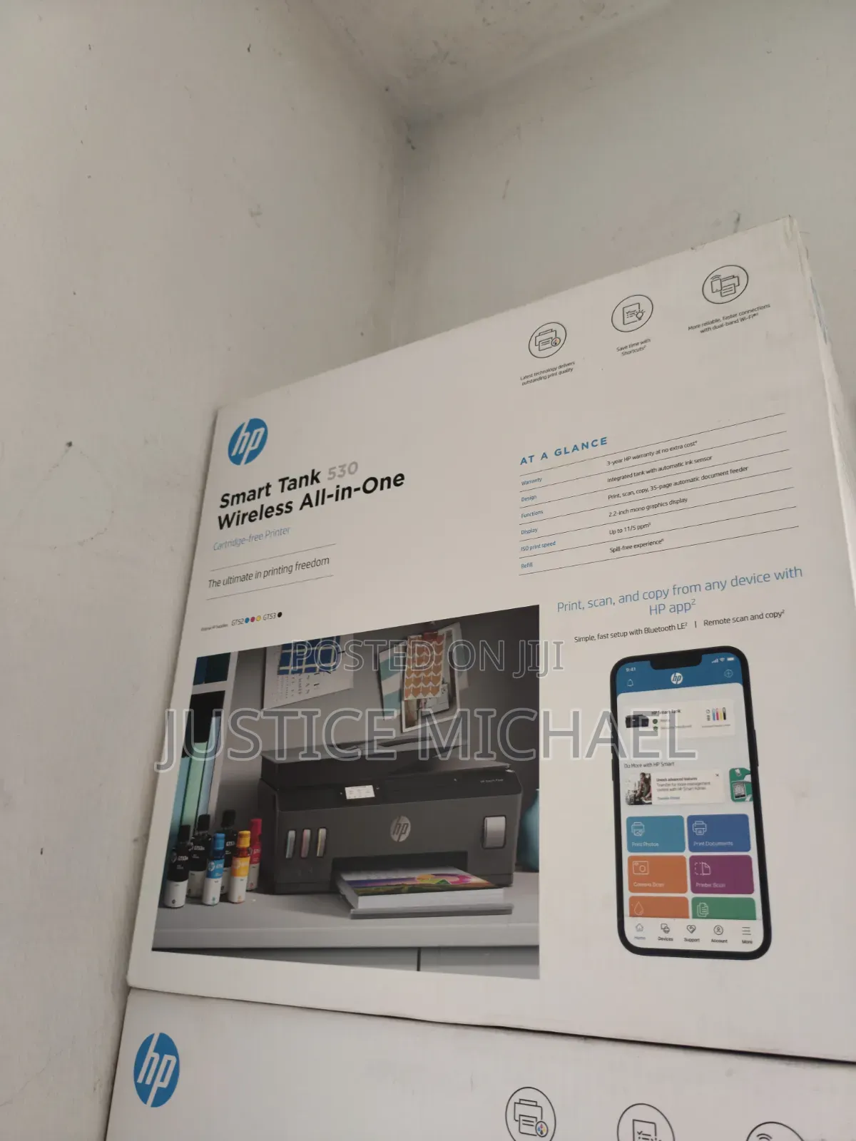 Hp Smart Tank 530 Printer All-in-One