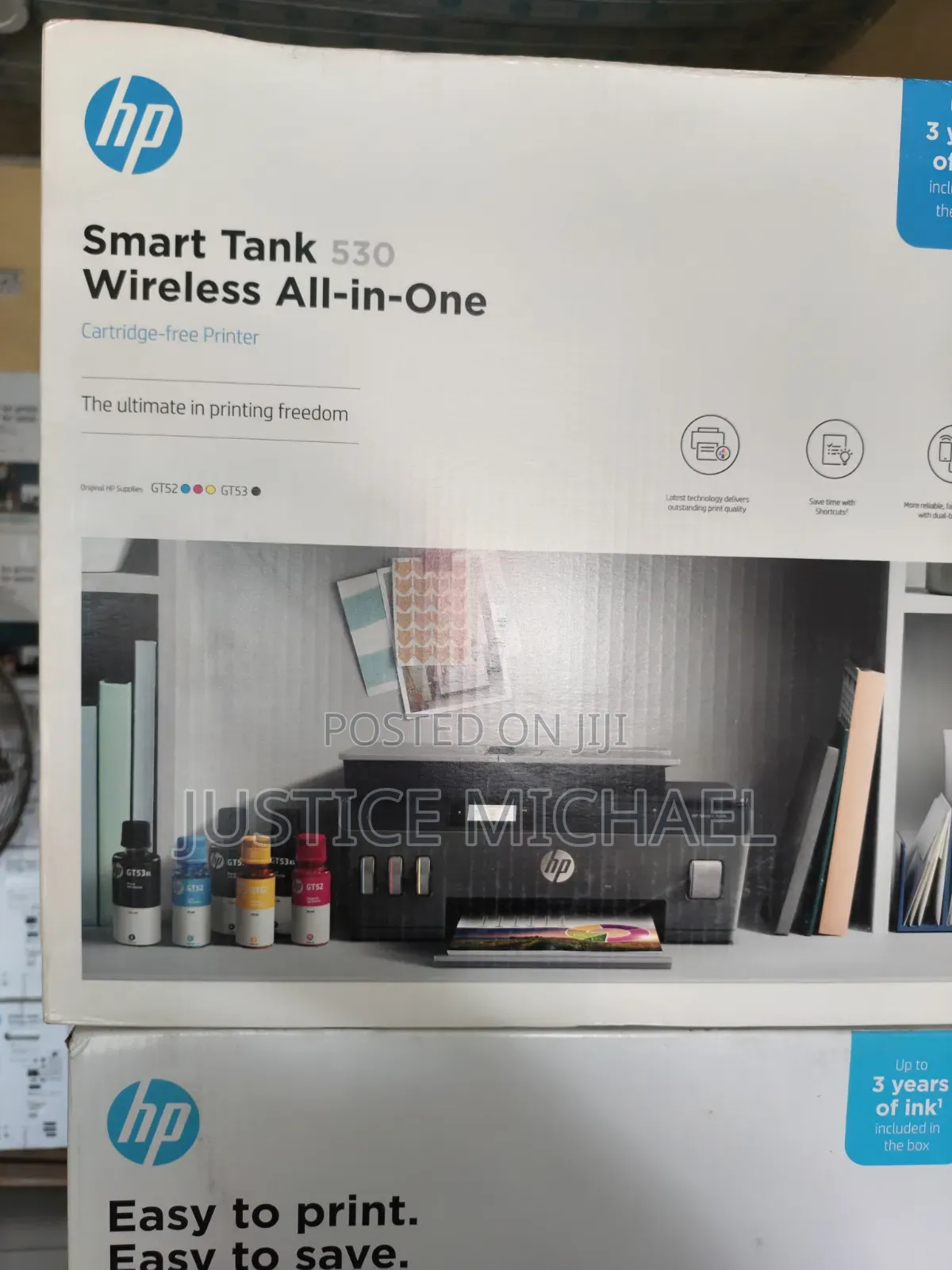 Hp Smart Tank 530 Printer All-in-One