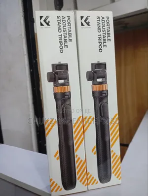 K F Portable Adjustable Tripod Stand