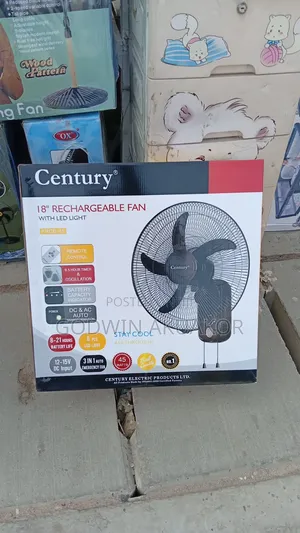 18 Inches Century Wall Rechargeable Fan