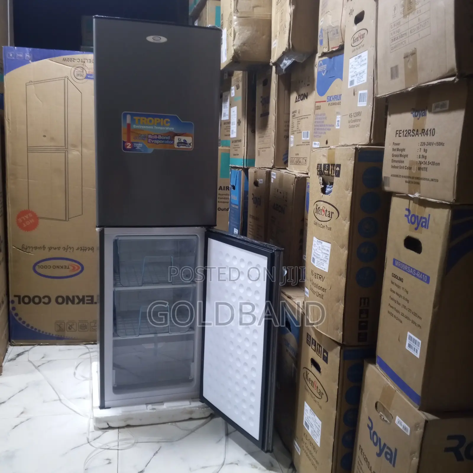 Tekno Cool 250l Refrigerator – Efficient Bottom Freezer Storage