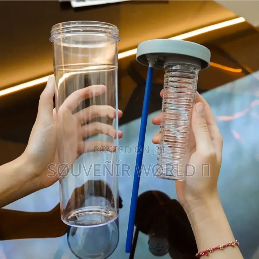Fruit Infuser Water Bottle With Straw