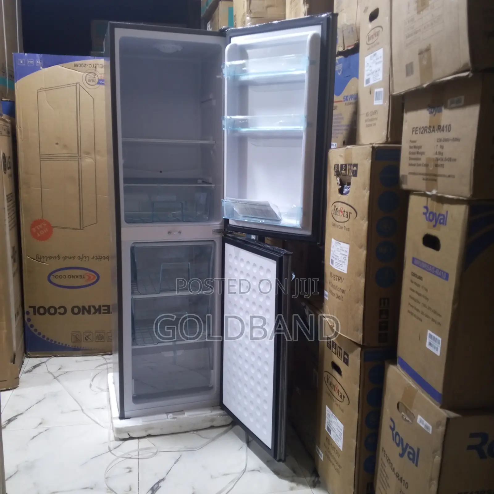 Tekno Cool 250l Fridge Freezer – Low Power Consumption