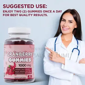 Cranberry Gummies Dietary Supplement (100mg)