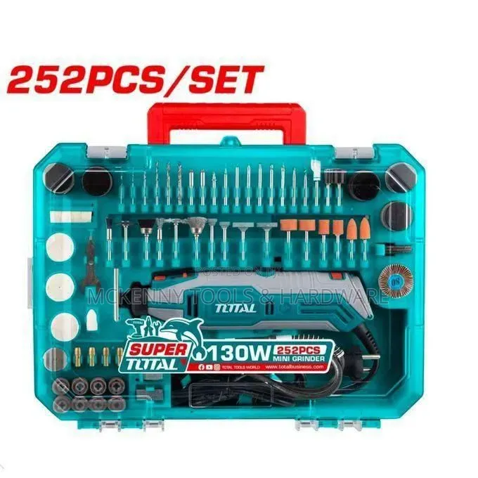 Total Tools 130w Mini Grinder Kit ( Tg).