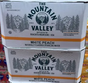 The Mountain Valley White Peach Authentic Sparkling Water,
