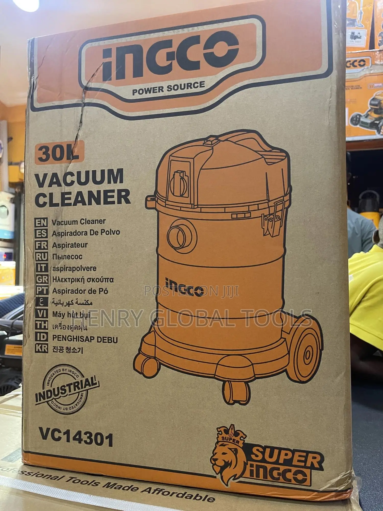 30litres Ingco Industrial Vacuum Cleaner Machine