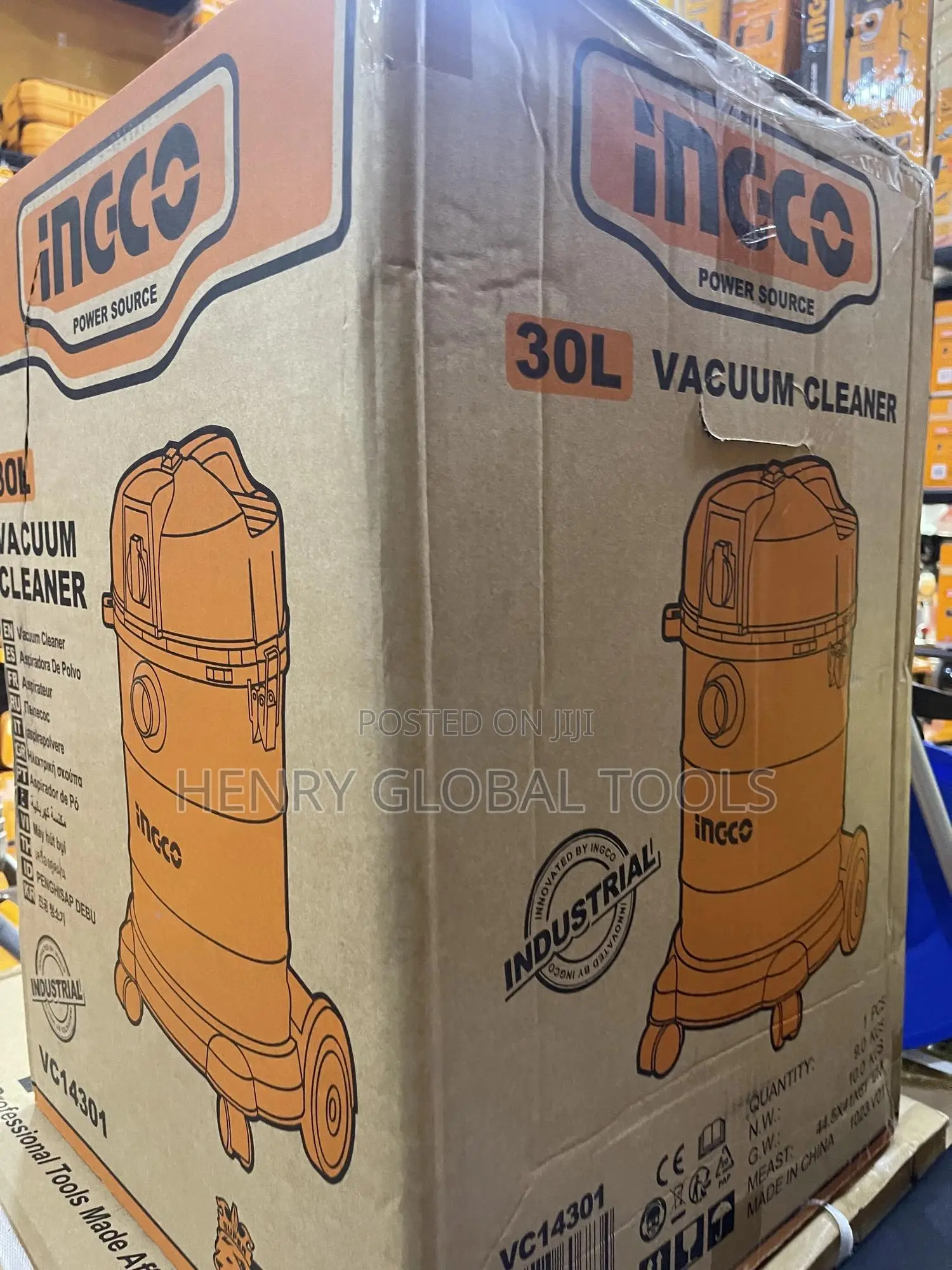 30litres Ingco Industrial Vacuum Cleaner Machine