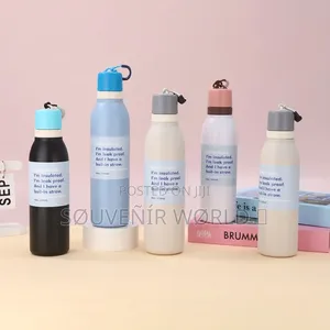 Stainless Steel Ring Water Bottle 800mls