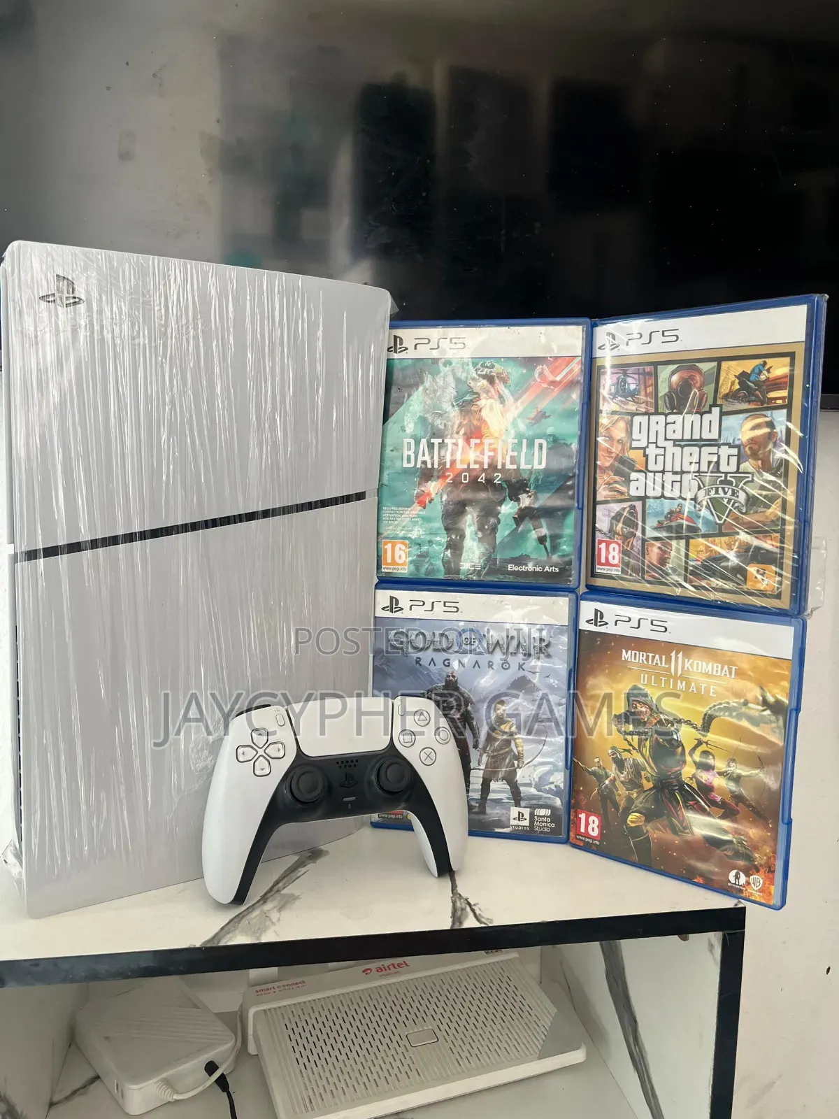 Ps5 Slim With 5cds