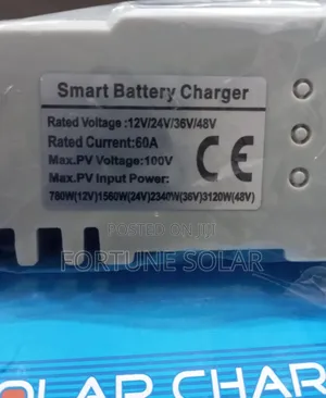 60a PWM Charge Controller Support 12v/24v/36v/48v With Max Pv 100v