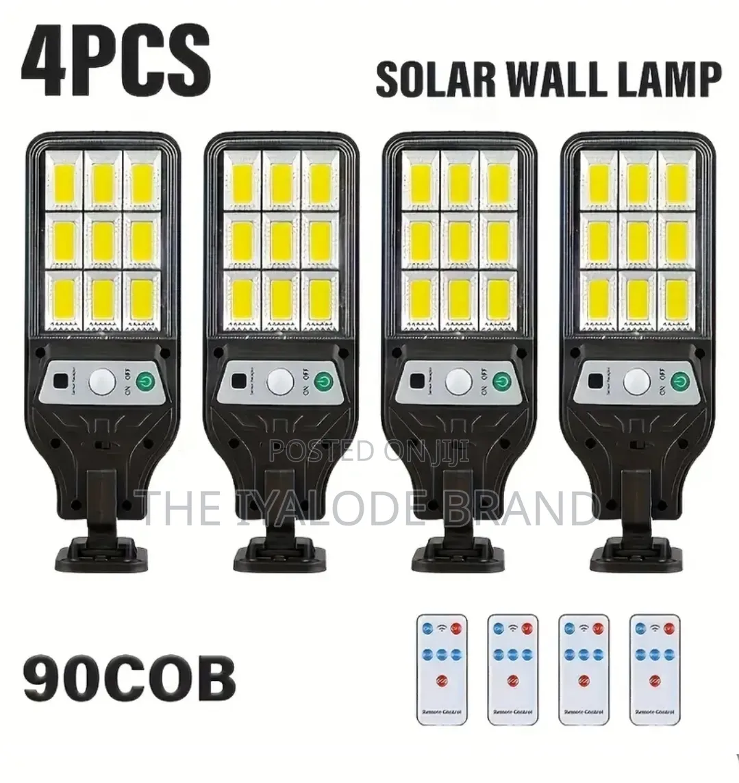 4 Pieces Solar Security Lamps
