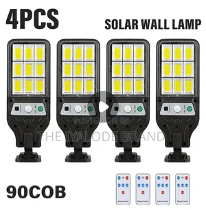 4 Pieces Solar Security Lamps