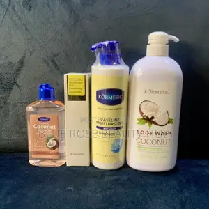 Glow Set for Glowing Skin - Shower Gel, Body Lotion, Serum, Body Oil
