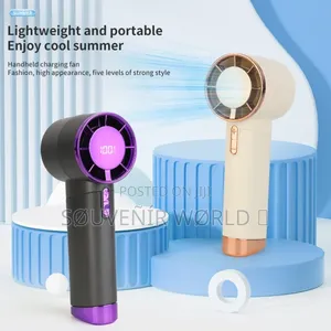 Portable Rechargeable Handheld Mini Fan (5-Speed)