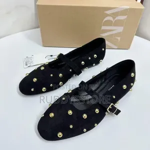 Iron Luxe Stud Buckle Loafers