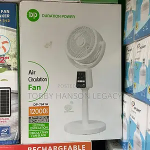 Dp Air Circulation Rechargeable Fan - 12000mah