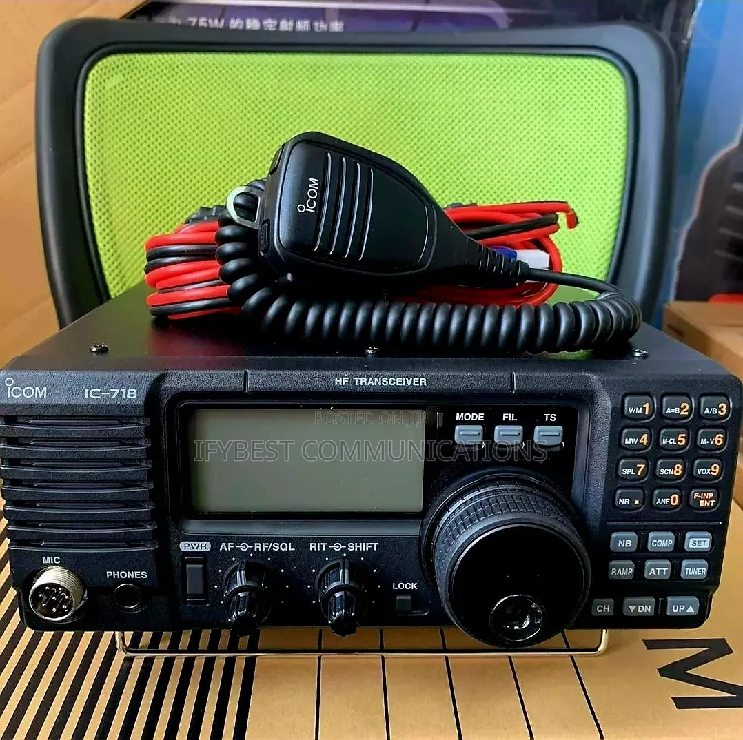 Icom Ic-718 Hf All Band Transceive Base Radio - Ifybest Communications ...