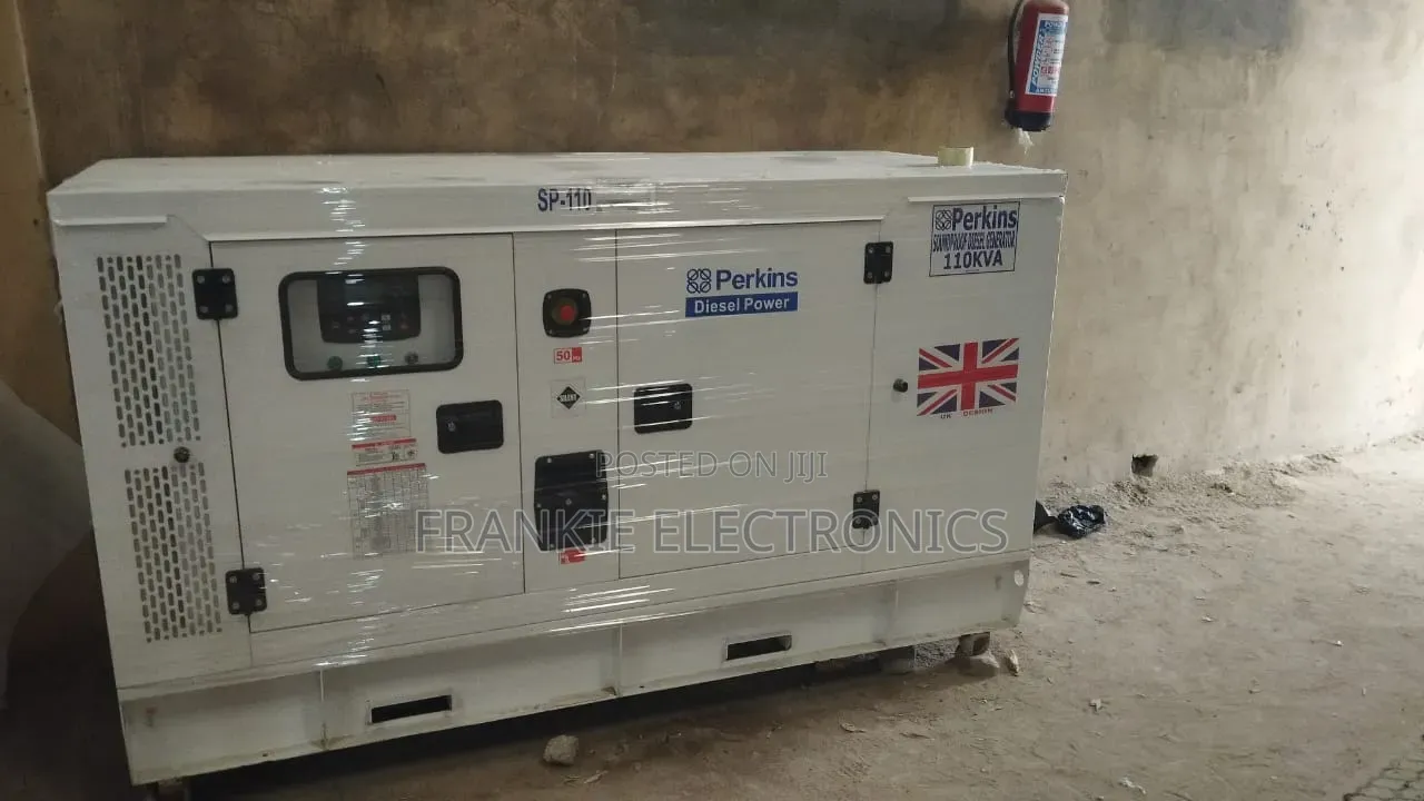 Perkins 110kva Silent Generator – Nationwide Delivery