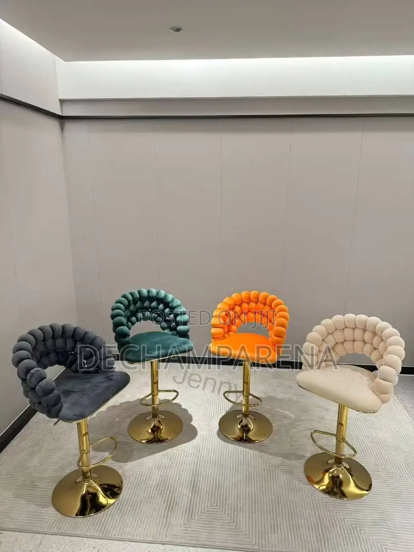 Golden Frame Bar Stool