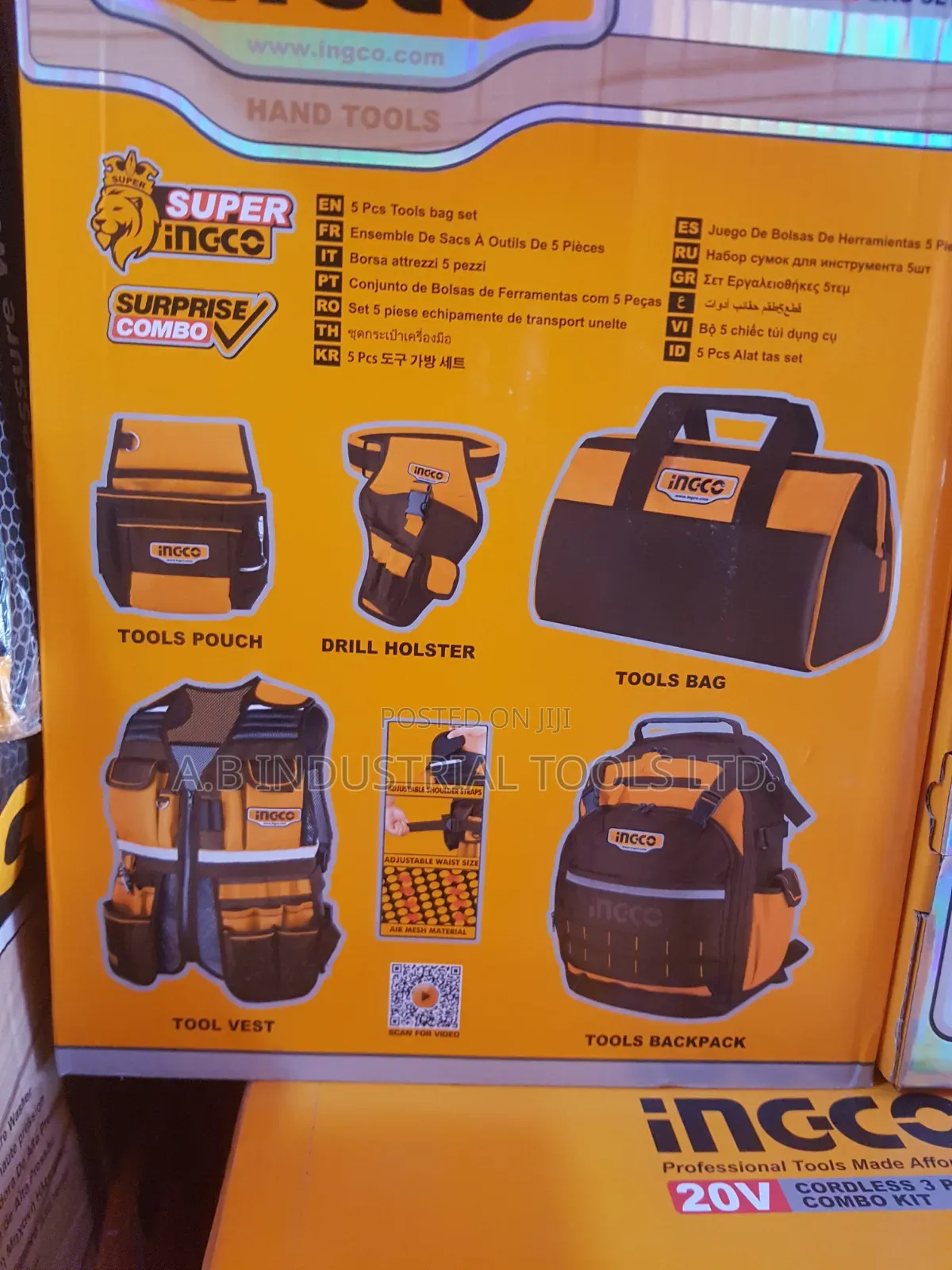 5 PCS Tools Bag Set