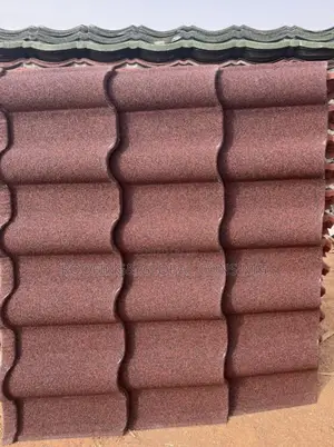 Red With Mix Black Romania Stone Coated Roofing Tiles