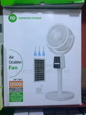 Duration Power (Dp) Rechargeable Air Circulation Fan Dp -7641