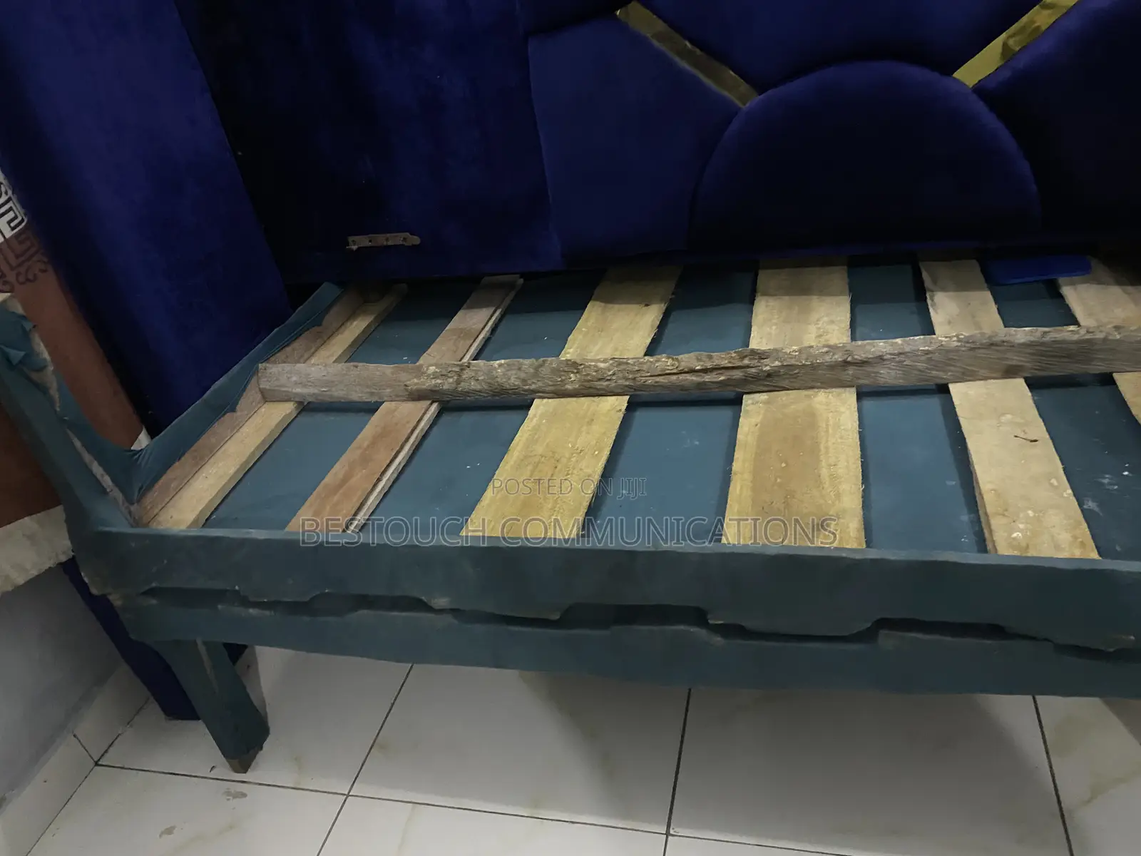 Bed Frame Royal Blue Color 4by6