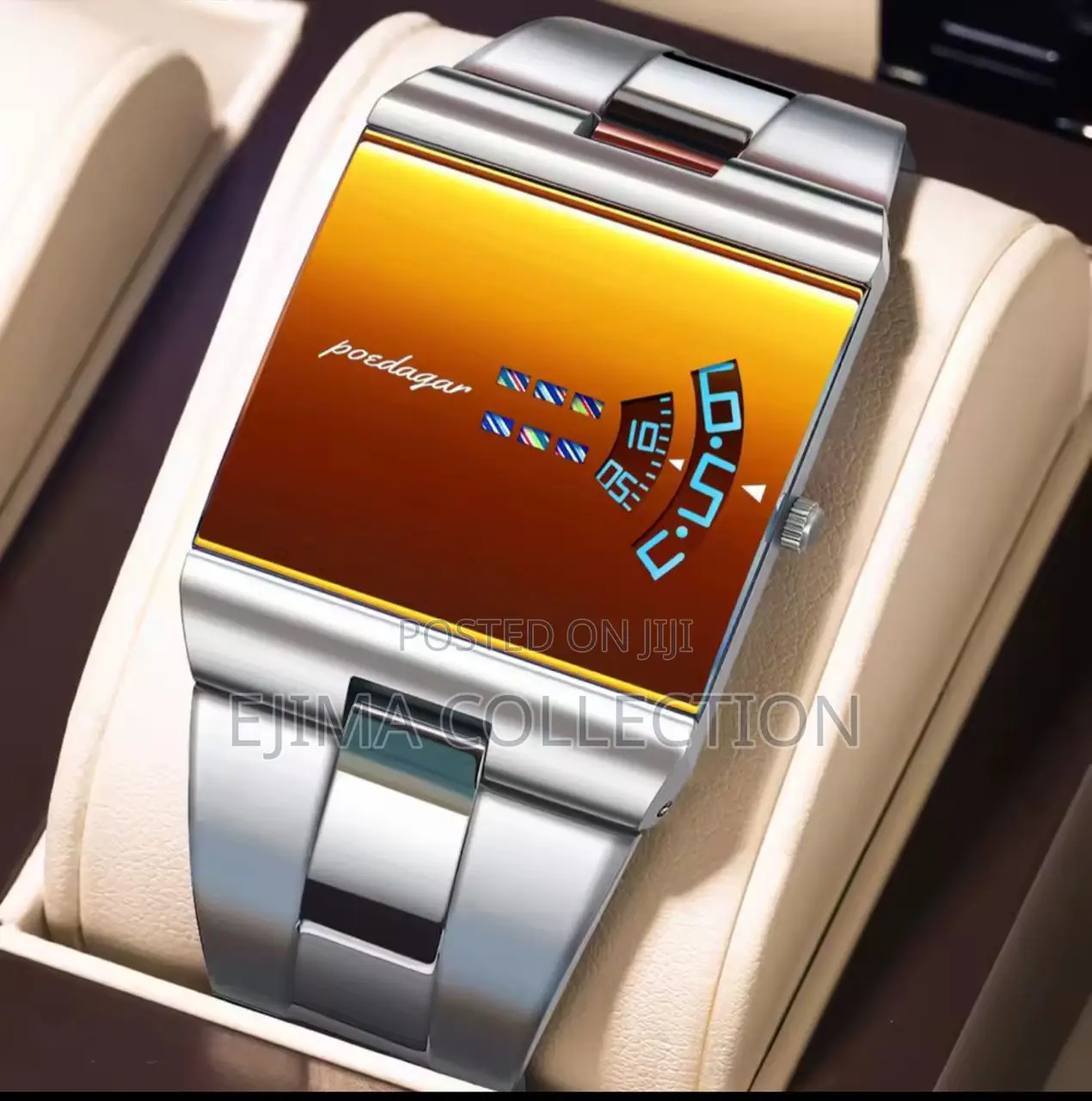 High Quality Poedagar Rectangle Men Watch