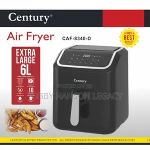 Century 6 Liter Air Fryer Caf-8340-D
