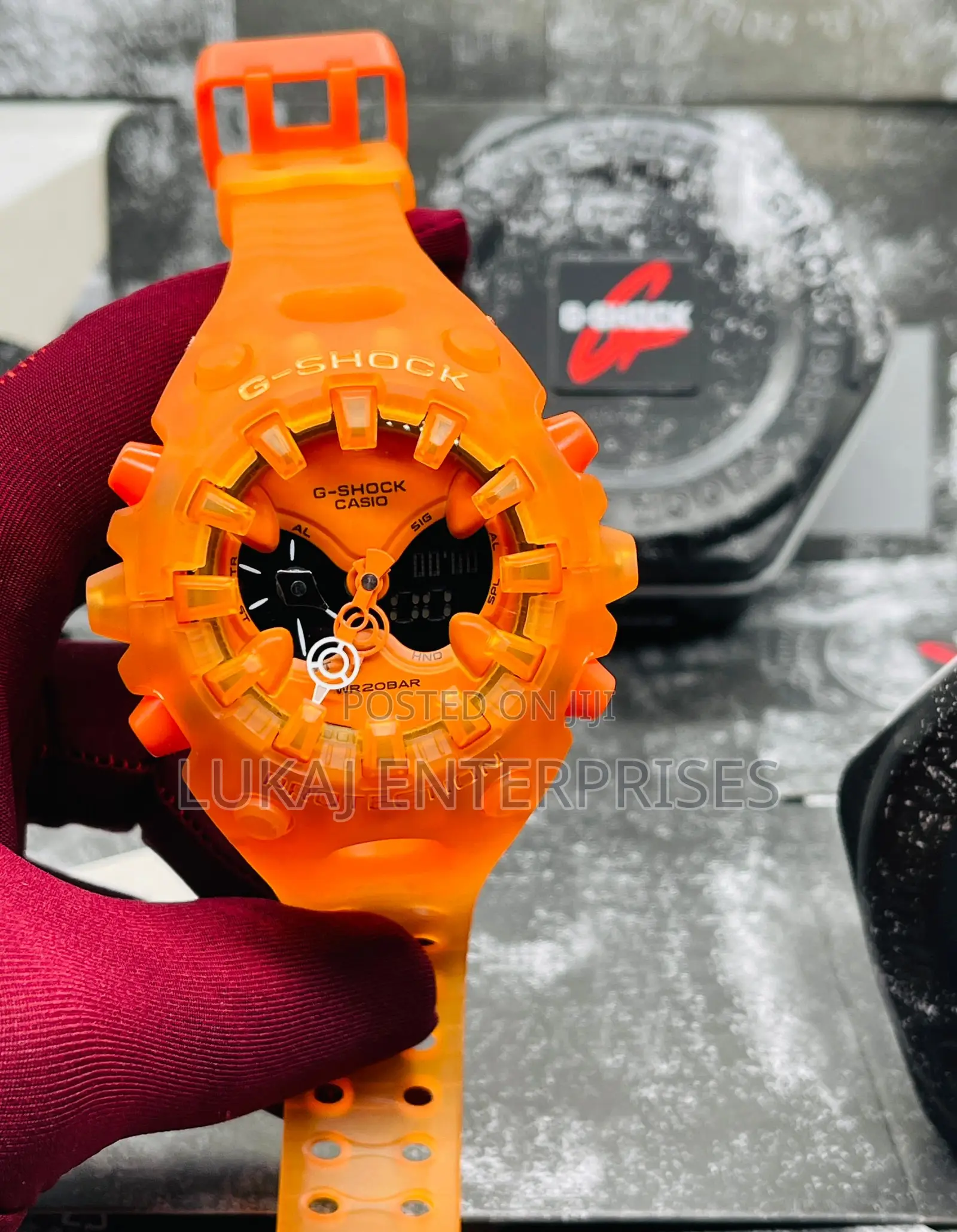Transparent Tizzle Gshock