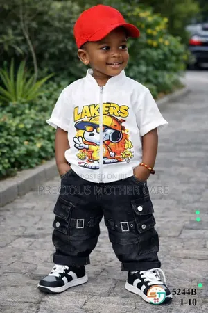 Boy Top and Cargo Jean