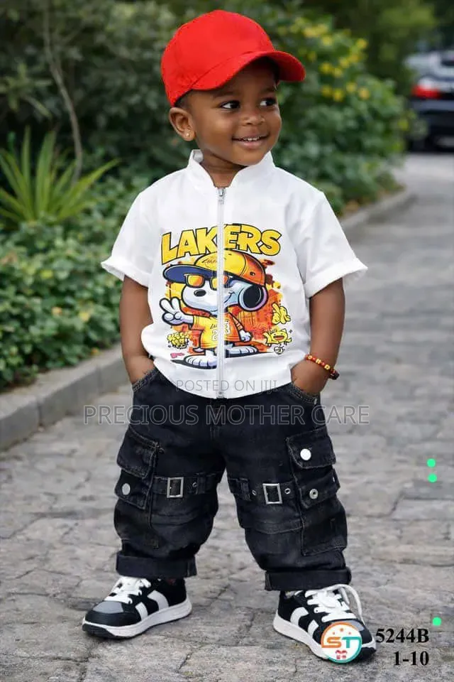 Boy Top and Cargo Jean