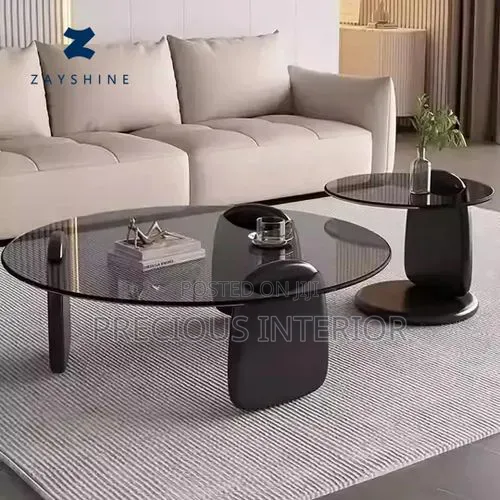 Modern Coffee Center Table With Side Stool