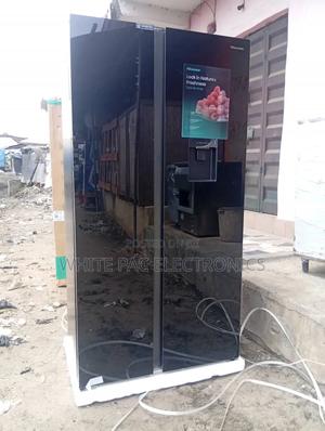 New Hisense Inverter Fridge 529 L Said by Said Door With Dispenser
