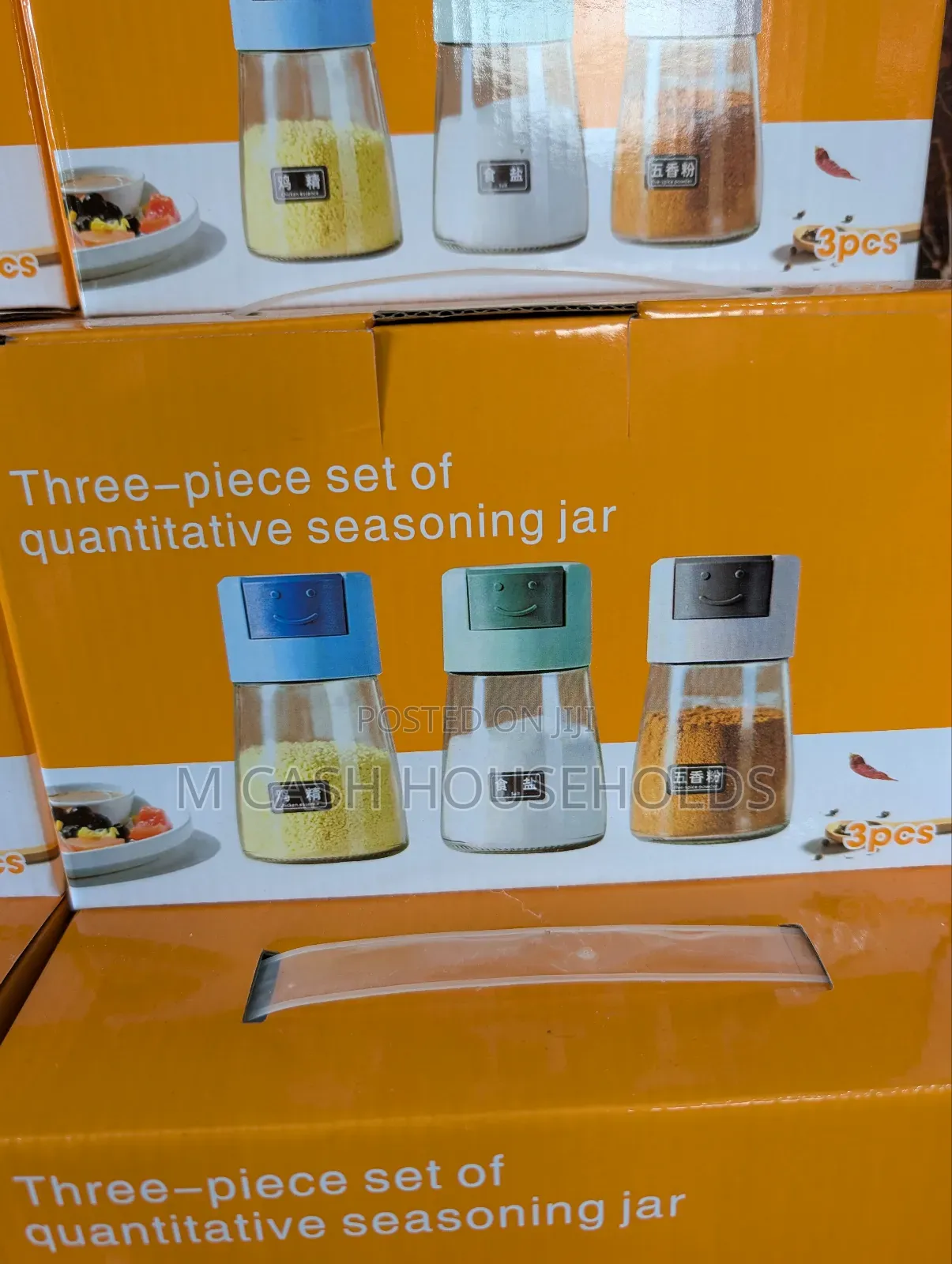 3 Pieced Seasoning Jar