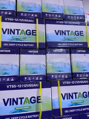 65ah Vintage Gel Solar Battery