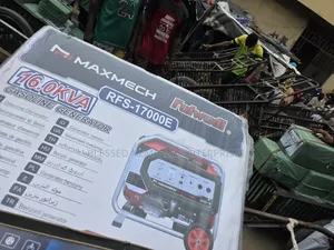 Original Maxmech Petrol Gen Model Rfs17000e2 100%Copper Coil 15kva