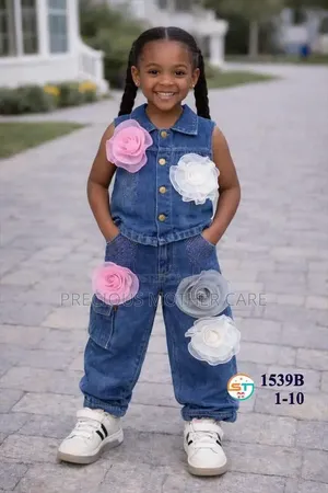 Quality Luxurious Girl Jean Set