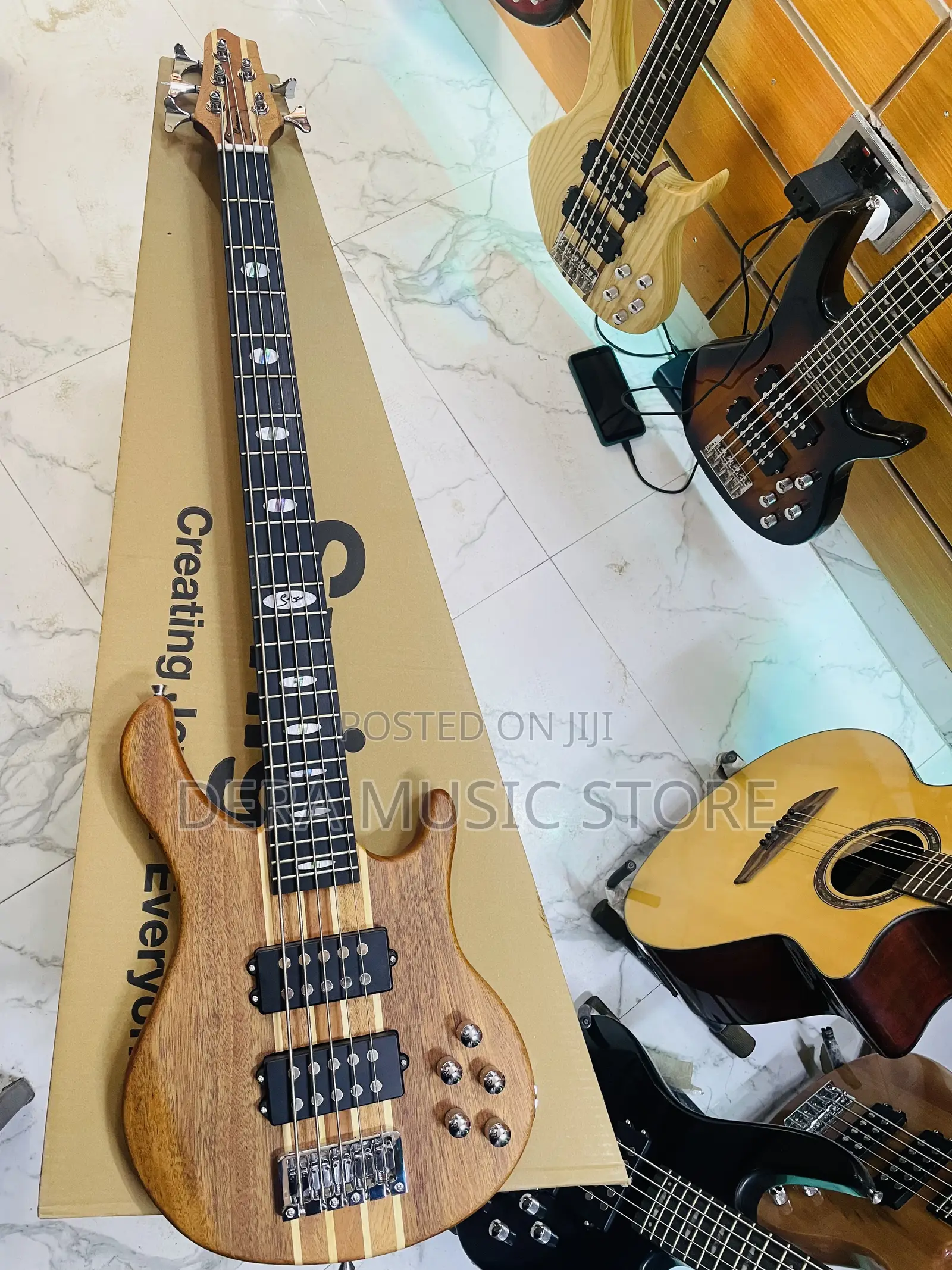 Smiger 5 Strings Active Bass Guitar